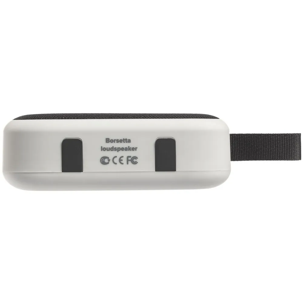 Беспроводная колонка Borsetta, светло-серая заказать онлайн с вашим дизайном на заказ в Москве и области