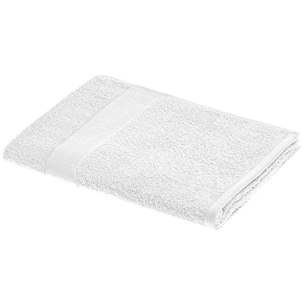 Полотенце Soft Me Light, среднее, белое заказать онлайн с вашим дизайном на заказ в Москве и области