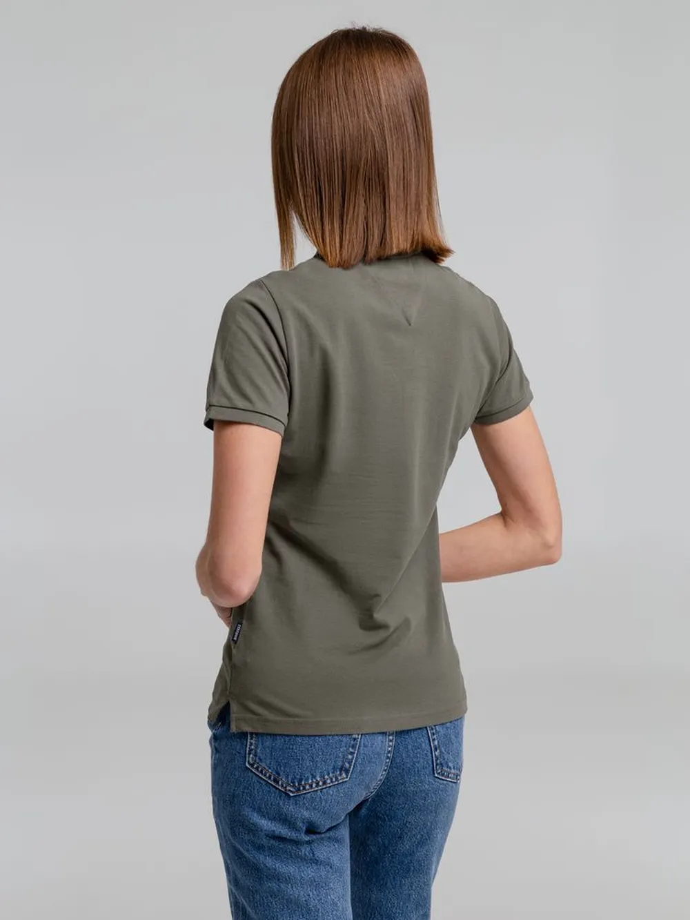 Рубашка поло женская Neptune темно-серая, размер XXL заказать онлайн с вашим дизайном на заказ в Москве и области