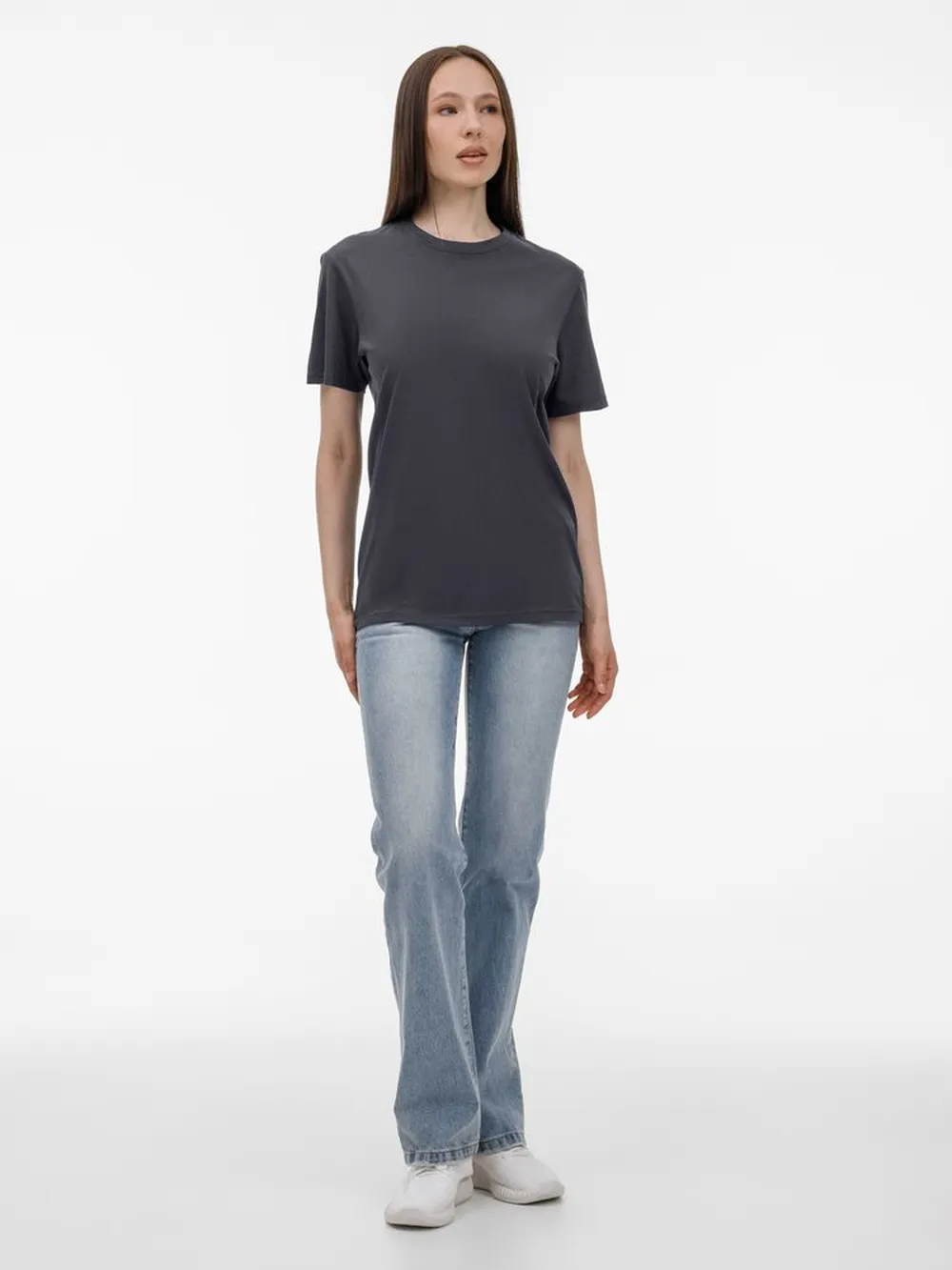 Футболка унисекс T-Bolka 180, темно-серая, размер M заказать онлайн с вашим дизайном на заказ в Москве и области