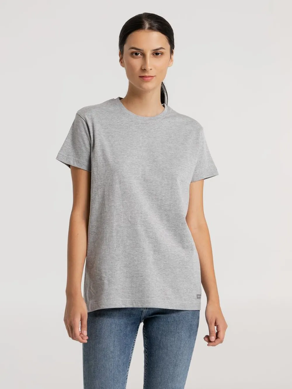 Футболка унисекс Firm Wear, серый меланж заказать онлайн с вашим дизайном на заказ в Москве и области