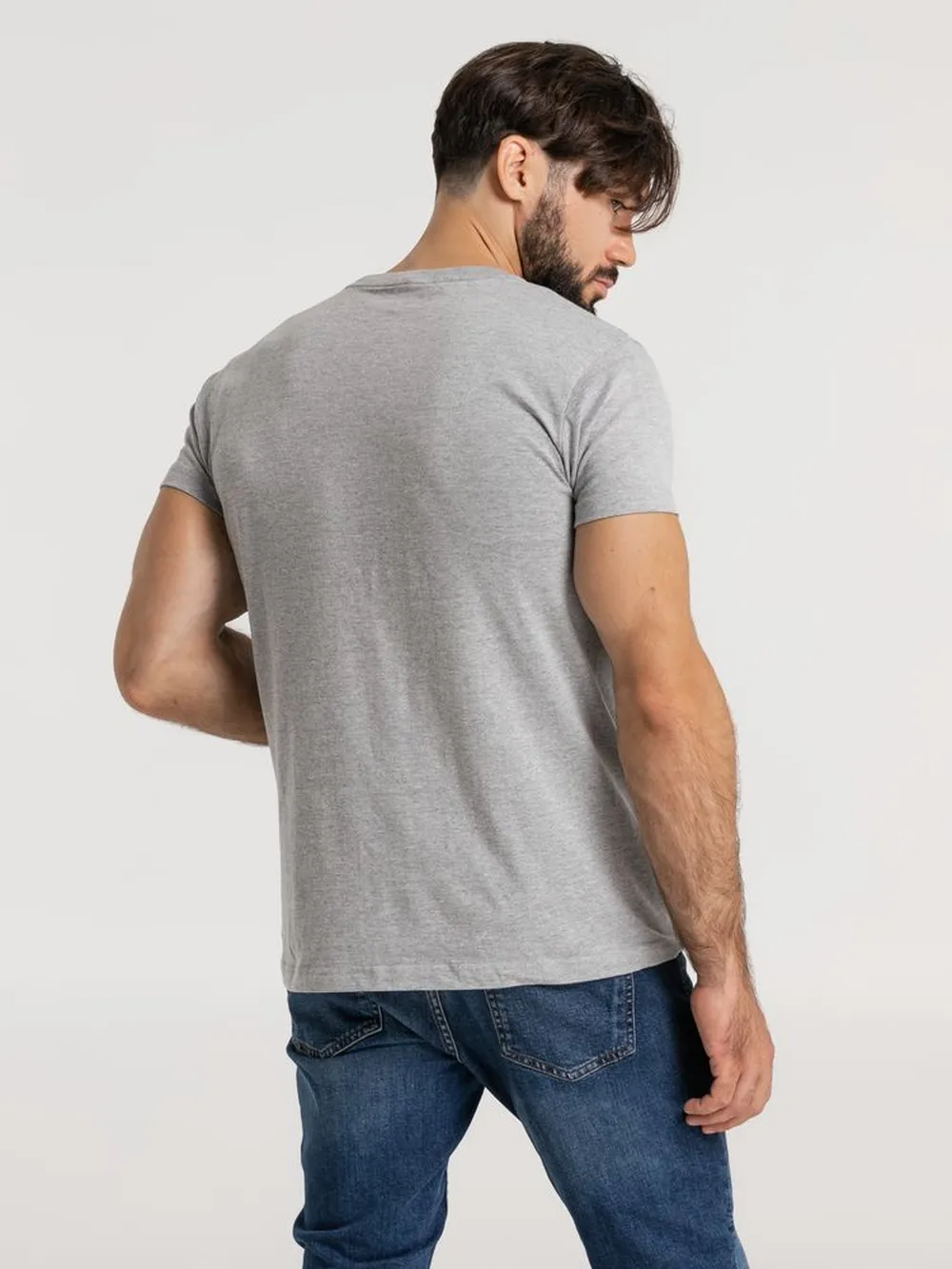 Футболка унисекс Firm Wear, серый меланж заказать онлайн с вашим дизайном на заказ в Москве и области