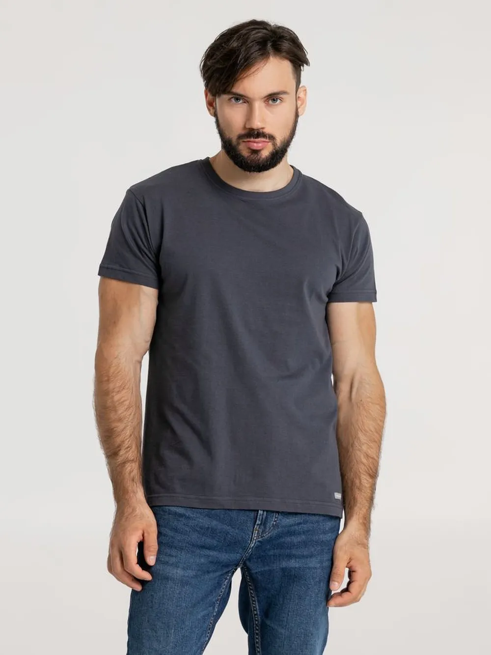 Футболка Firm Wear темно-серая, размер S заказать онлайн с вашим дизайном на заказ в Москве и области