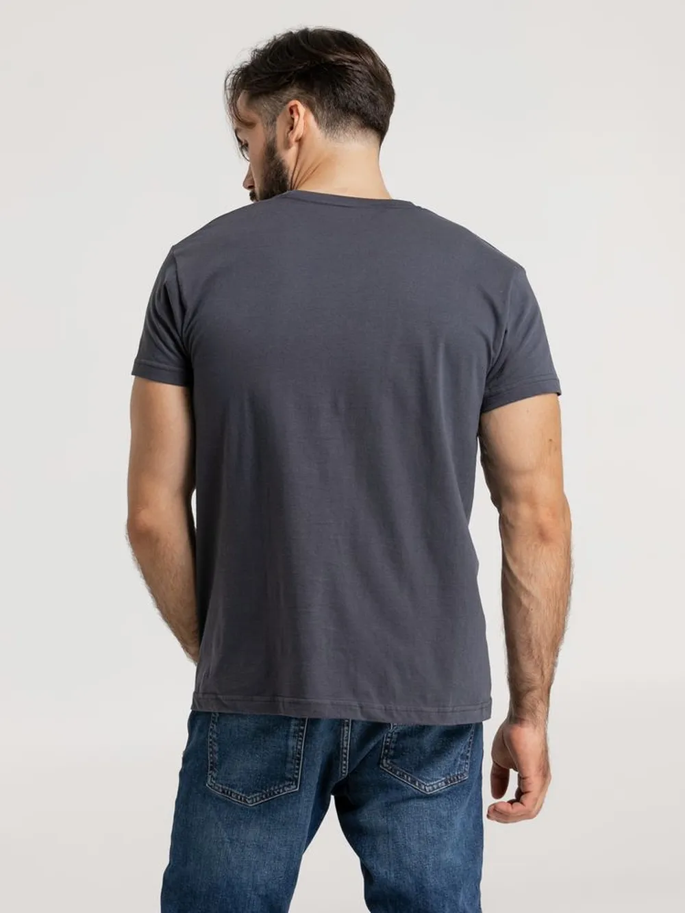 Футболка Firm Wear темно-серая, размер S заказать онлайн с вашим дизайном на заказ в Москве и области