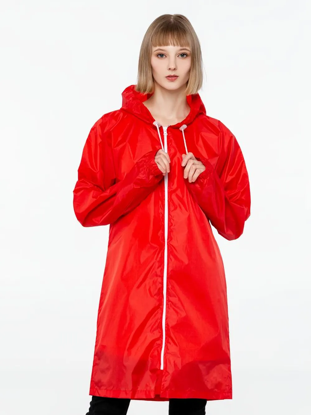 Дождевик Rainman Zip, красный, размер XL заказать онлайн с вашим дизайном на заказ в Москве и области