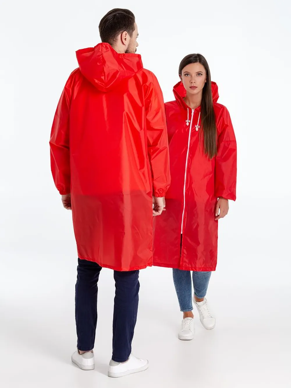 Дождевик Rainman Zip, красный, размер XL заказать онлайн с вашим дизайном на заказ в Москве и области