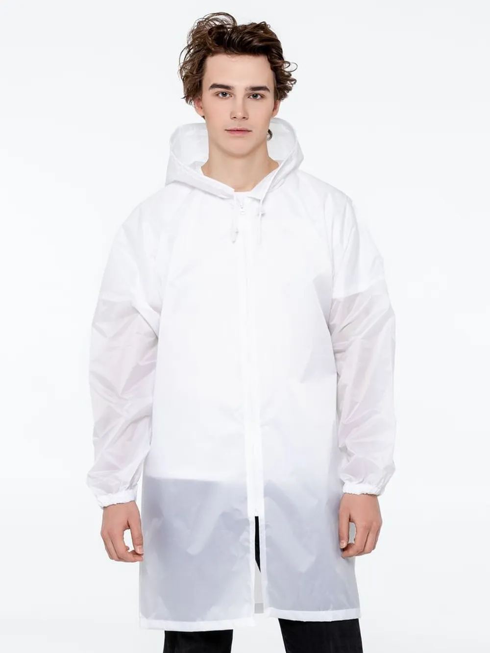 Дождевик Rainman Zip, белый, размер XXL заказать онлайн с вашим дизайном на заказ в Москве и области