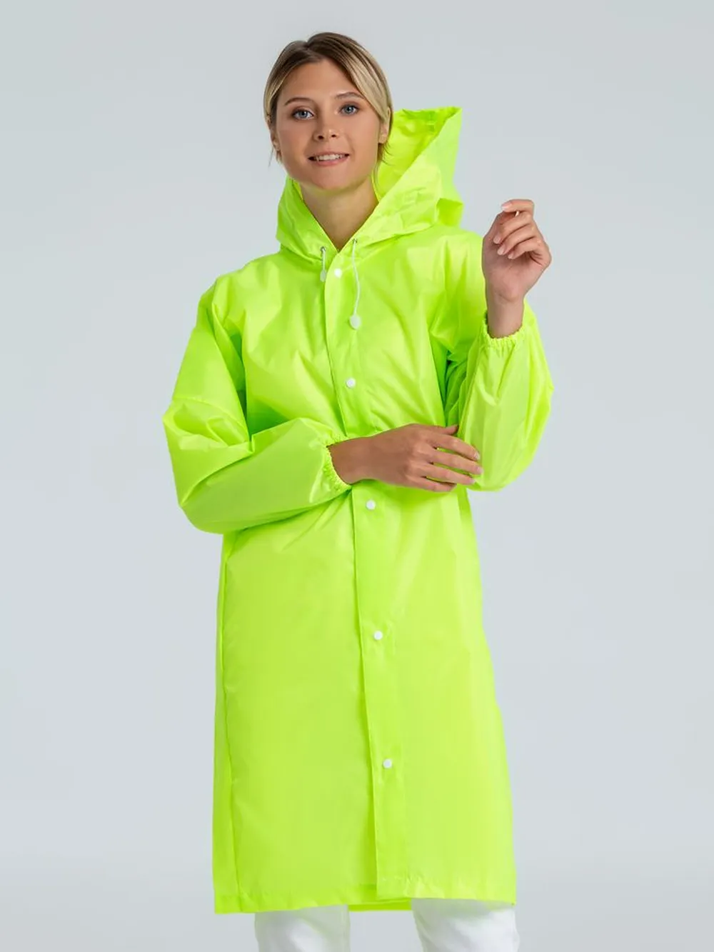 Дождевик унисекс Rainman Strong, желтый неон, размер L заказать онлайн с вашим дизайном на заказ в Москве и области