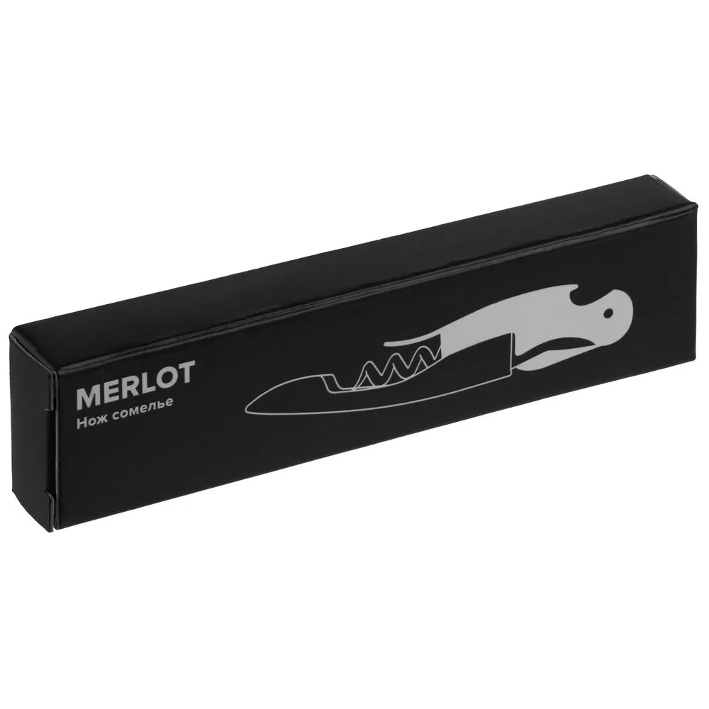 Нож сомелье Merlot, черный заказать онлайн с вашим дизайном на заказ в Москве и области