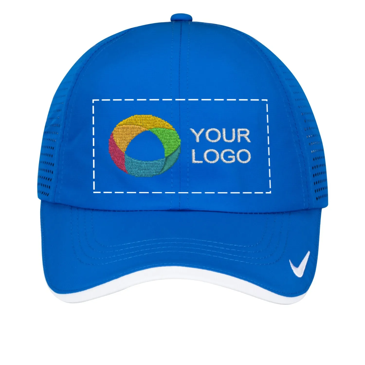 Кепка Dri-FIT Swoosh с перфорацией заказать онлайн с вашим дизайном на заказ в Москве и области