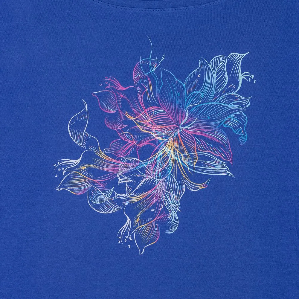 Футболка женская Vibrance, ярко-синяя (royal) заказать онлайн с вашим дизайном на заказ в Москве и области