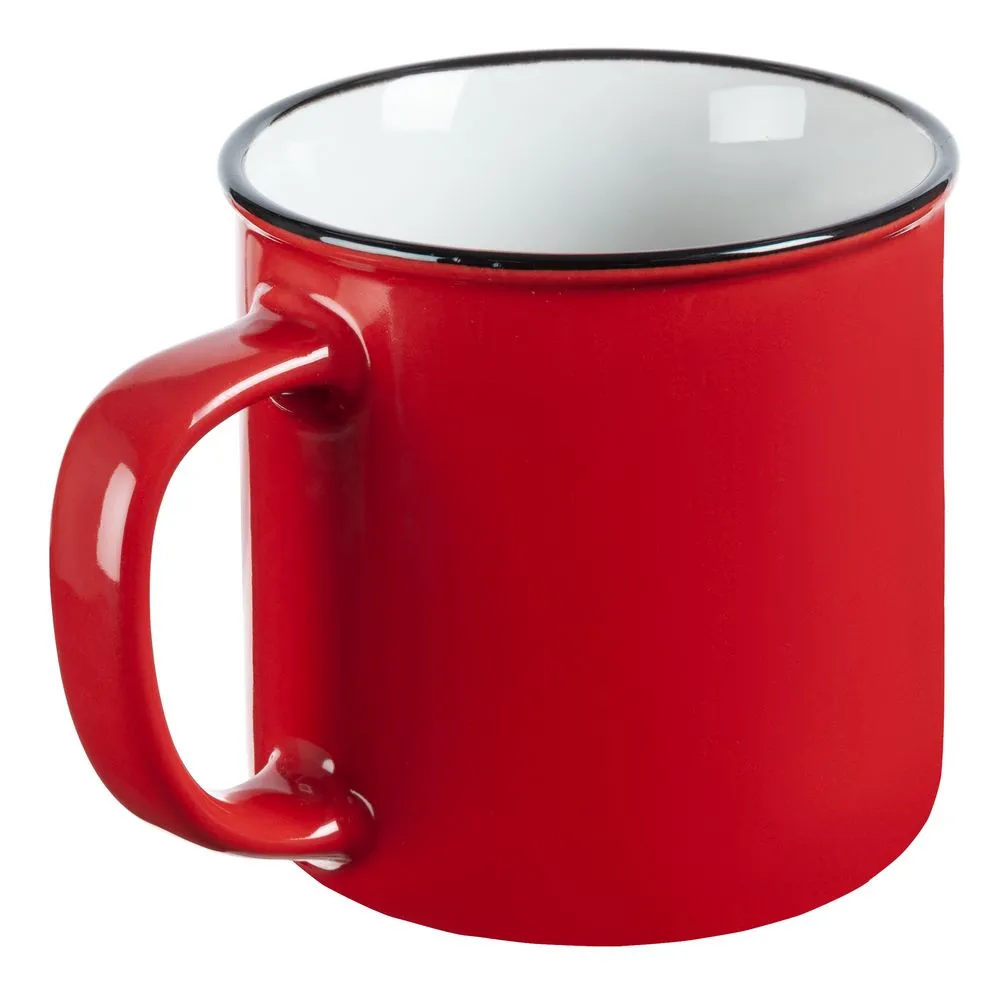 Кружка Dacha, средняя, красная заказать онлайн с вашим дизайном на заказ в Москве и области