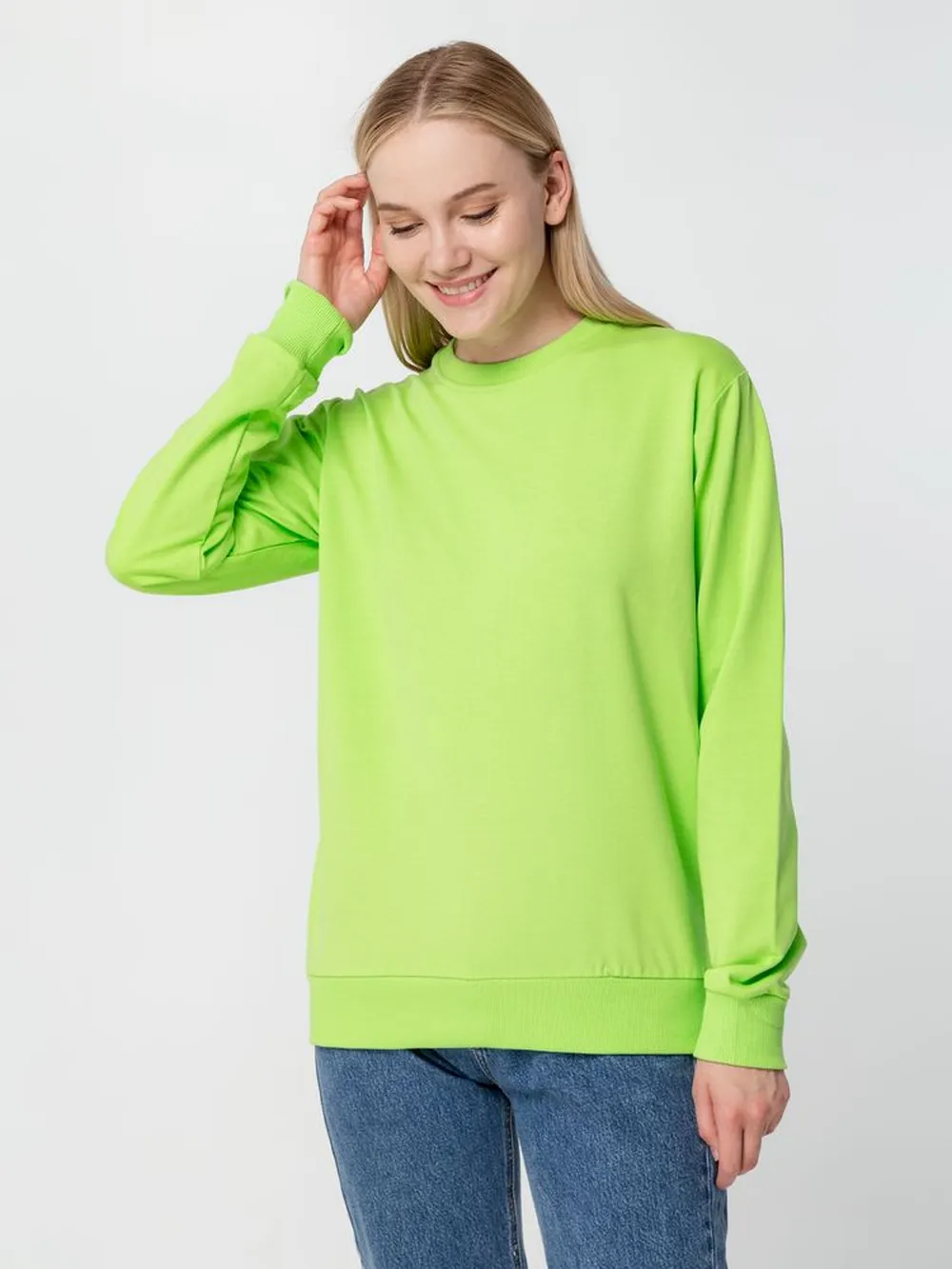 Толстовка Unit Toima, зеленое яблоко заказать онлайн с вашим дизайном на заказ в Москве и области