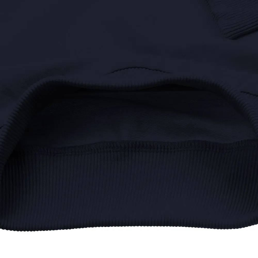 Толстовка с капюшоном детская Kirenga Kids, темно-синяя заказать онлайн с вашим дизайном на заказ в Москве и области