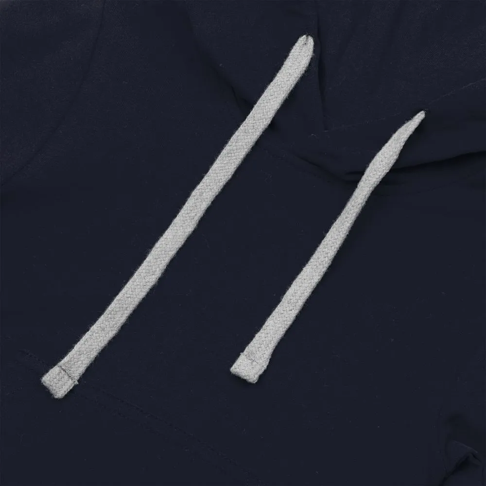 Толстовка с капюшоном детская Kirenga Kids, темно-синяя, 6 лет заказать онлайн с вашим дизайном на заказ в Москве и области