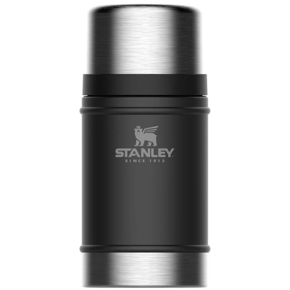 Термос для еды Stanley Classic 700, черный заказать онлайн с вашим дизайном на заказ в Москве и области