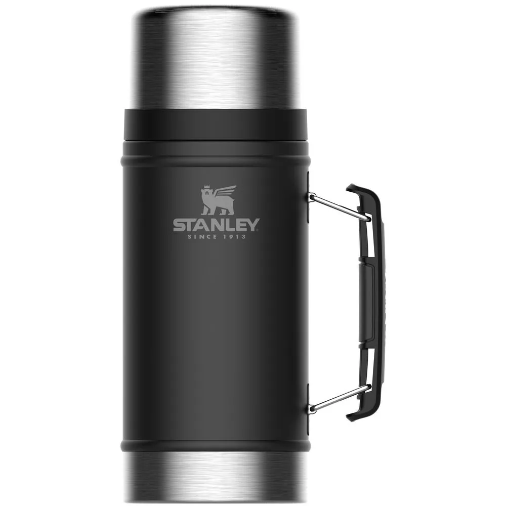 Термос для еды Stanley Classic 940, черный заказать онлайн с вашим дизайном на заказ в Москве и области