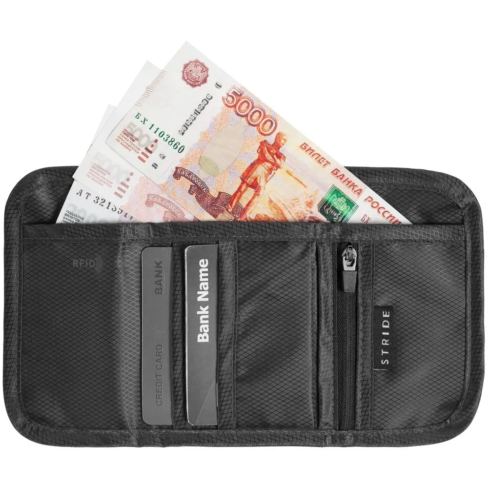Кошелек Torren с RFID-защитой, серый заказать онлайн с вашим дизайном на заказ в Москве и области