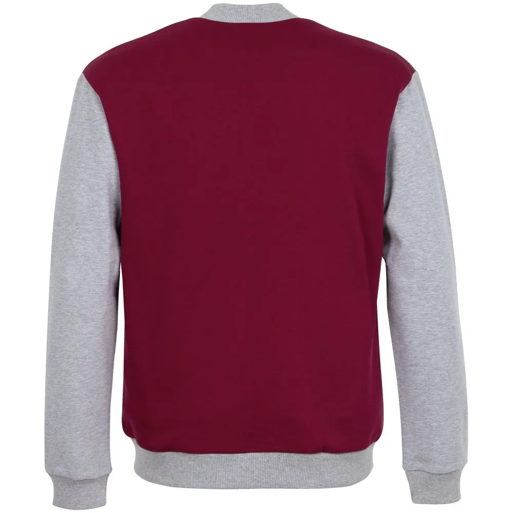 Бомбер College бордовый, размер XS заказать онлайн с вашим дизайном на заказ в Москве и области