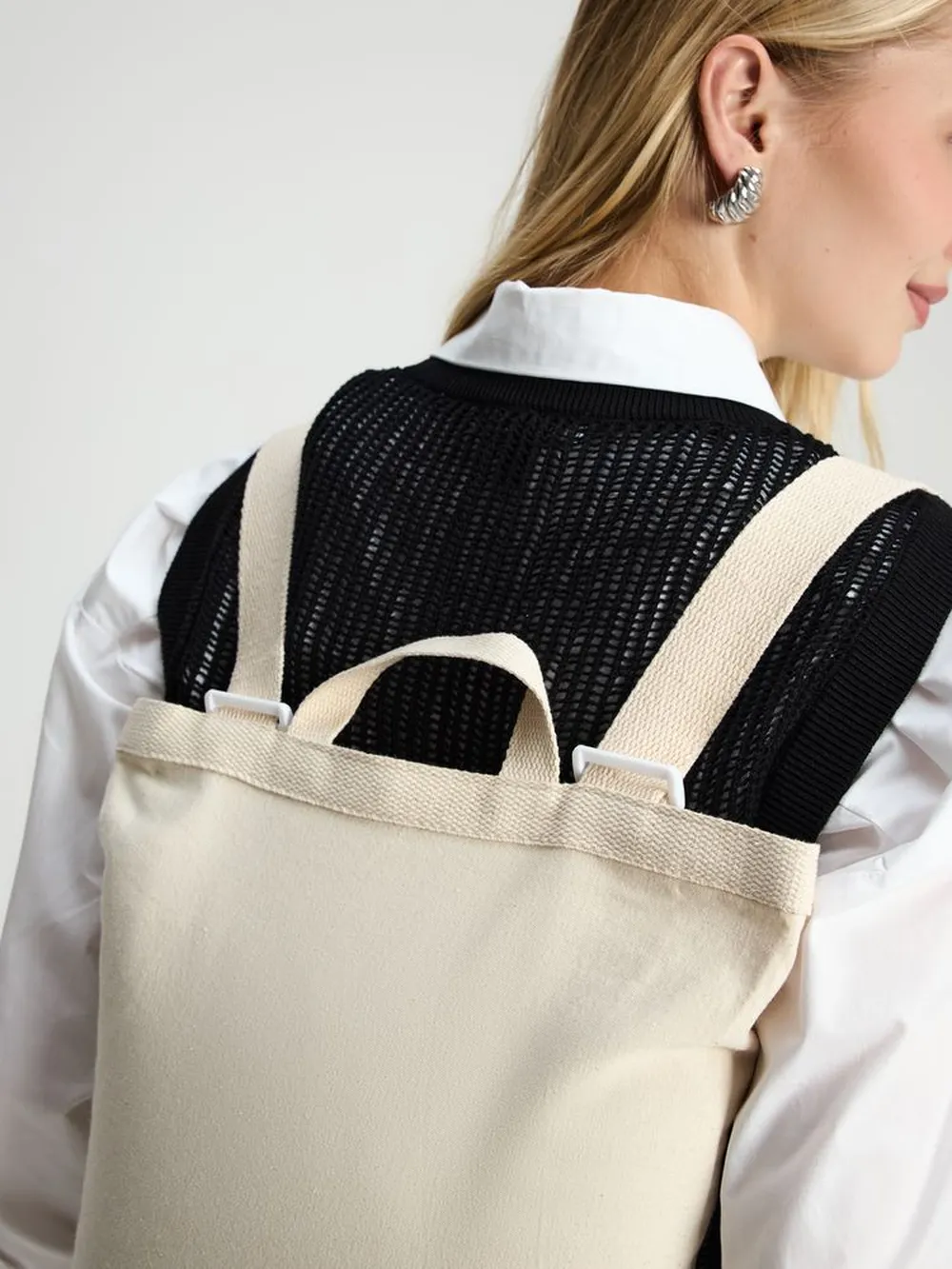 Рюкзак холщовый Discovery Bag, неокрашенный заказать онлайн с вашим дизайном на заказ в Москве и области