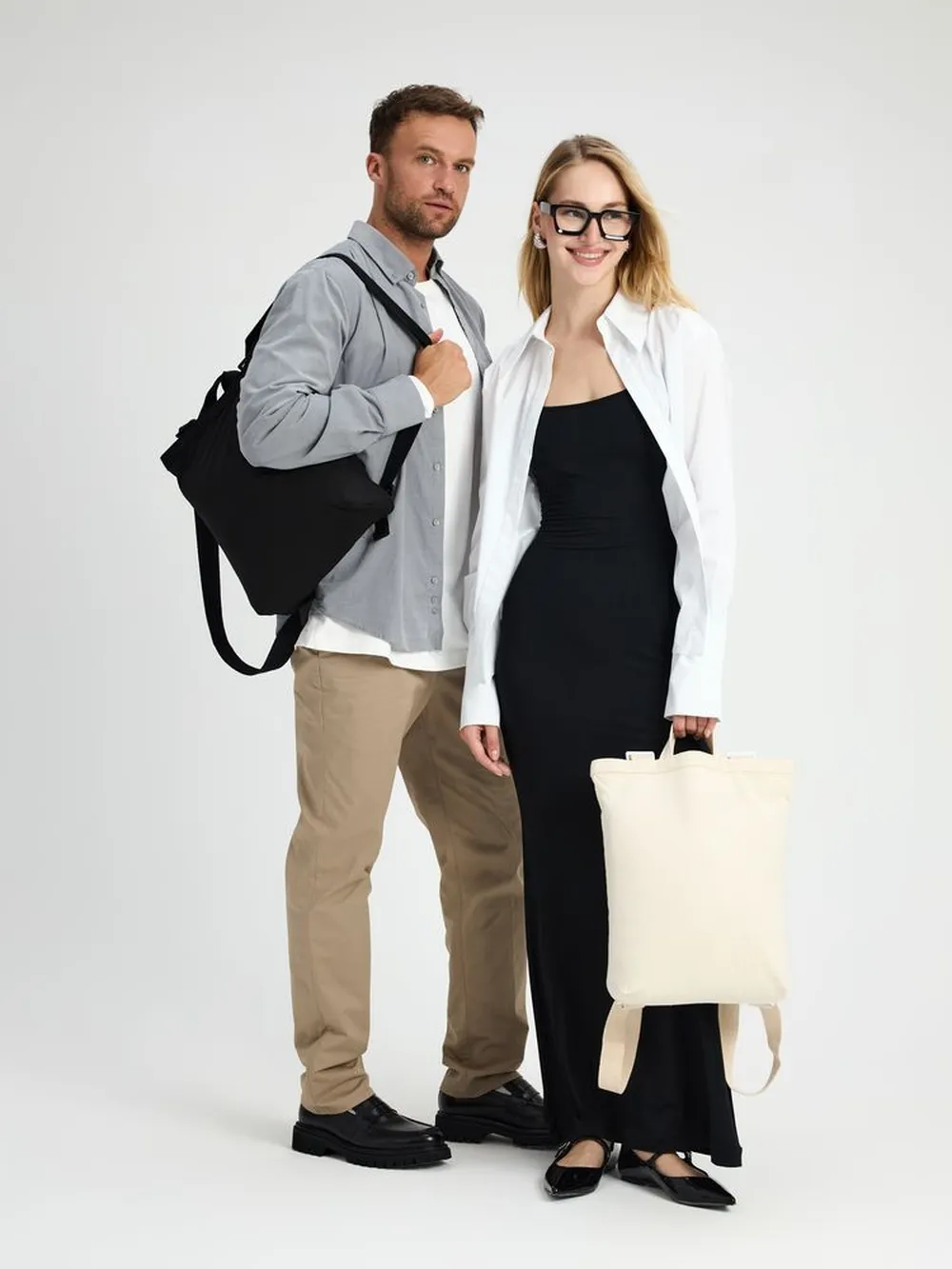 Рюкзак холщовый Discovery Bag, неокрашенный заказать онлайн с вашим дизайном на заказ в Москве и области