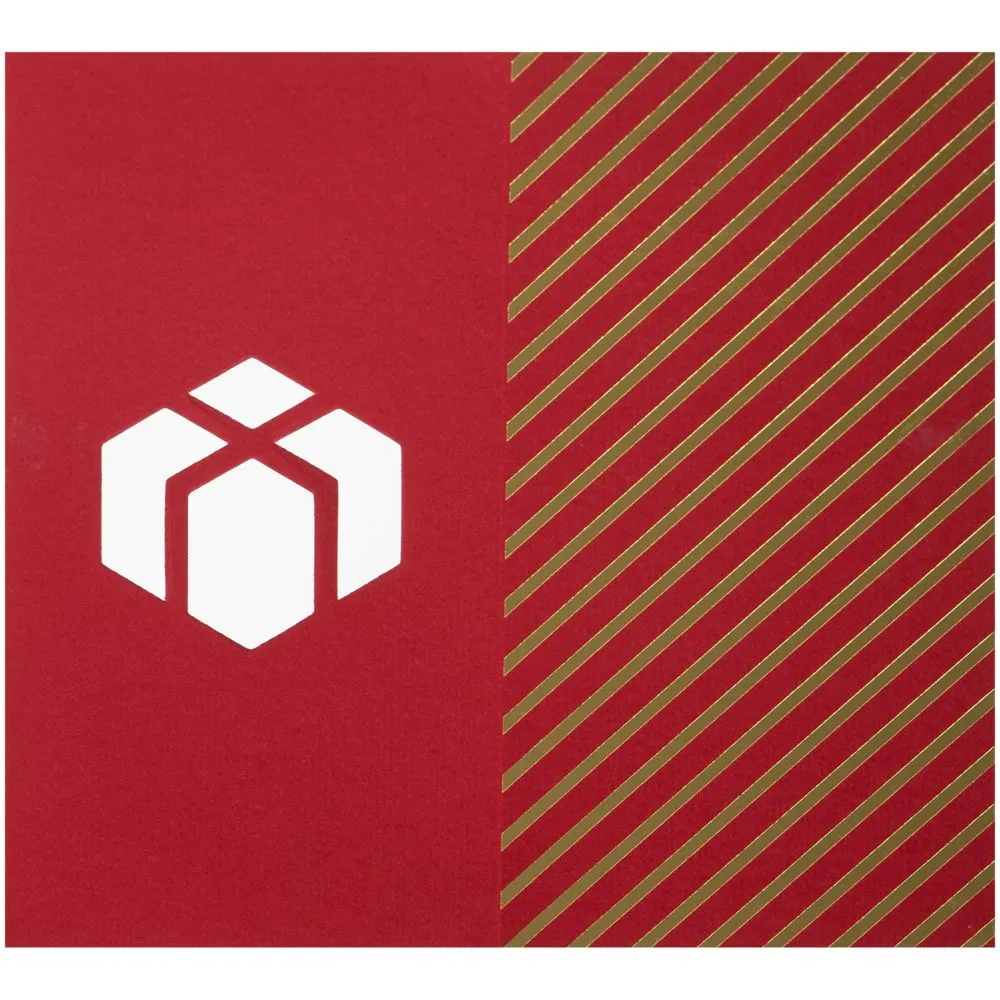 Открытка Season's Greetings, с изображением подарка заказать онлайн с вашим дизайном на заказ в Москве и области
