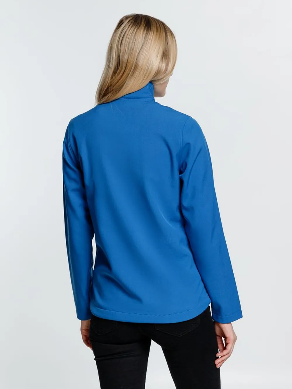 Куртка софтшелл женская Race Women ярко-синяя (royal), размер S заказать онлайн с вашим дизайном на заказ в Москве и области