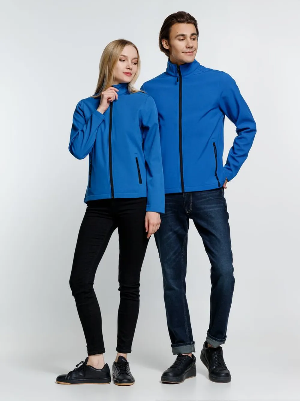 Куртка софтшелл женская Race Women ярко-синяя (royal), размер S заказать онлайн с вашим дизайном на заказ в Москве и области