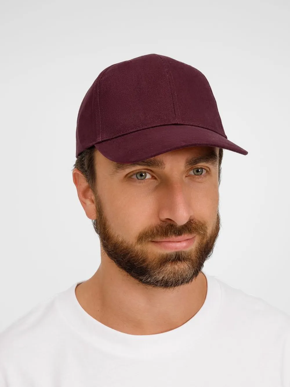 Бейсболка Buffalo, бордовая заказать онлайн с вашим дизайном на заказ в Москве и области