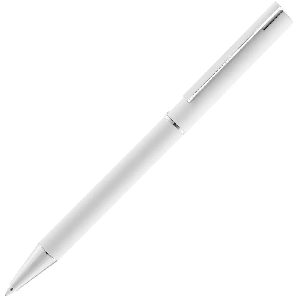 Ручка шариковая Blade Soft Touch, белая заказать онлайн с вашим дизайном на заказ в Москве и области