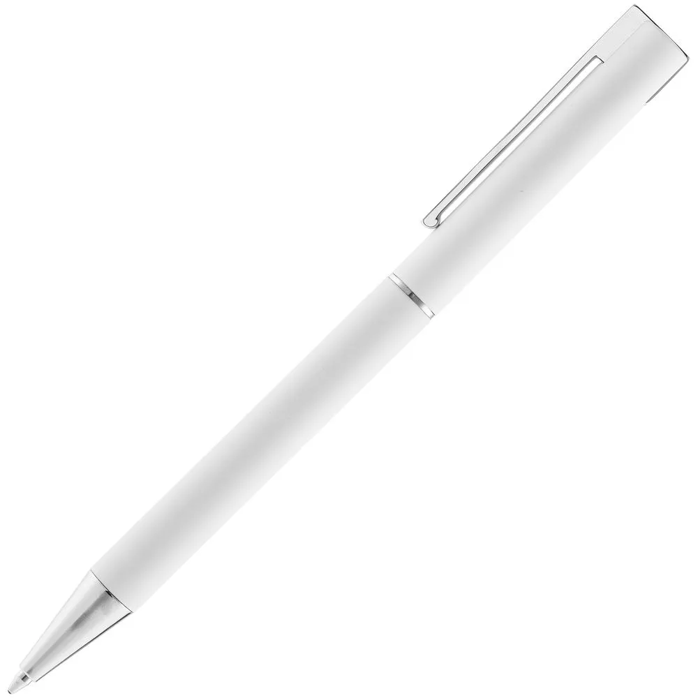 Ручка шариковая Blade Soft Touch, белая заказать онлайн с вашим дизайном на заказ в Москве и области