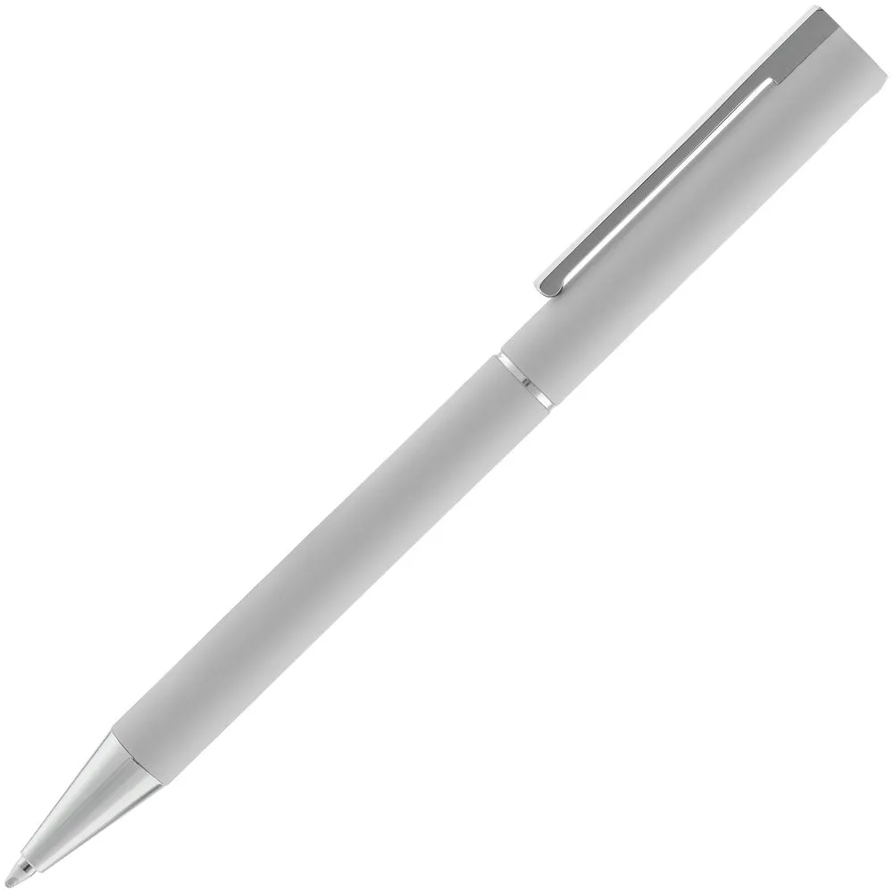 Ручка шариковая Blade Soft Touch, серая заказать онлайн с вашим дизайном на заказ в Москве и области