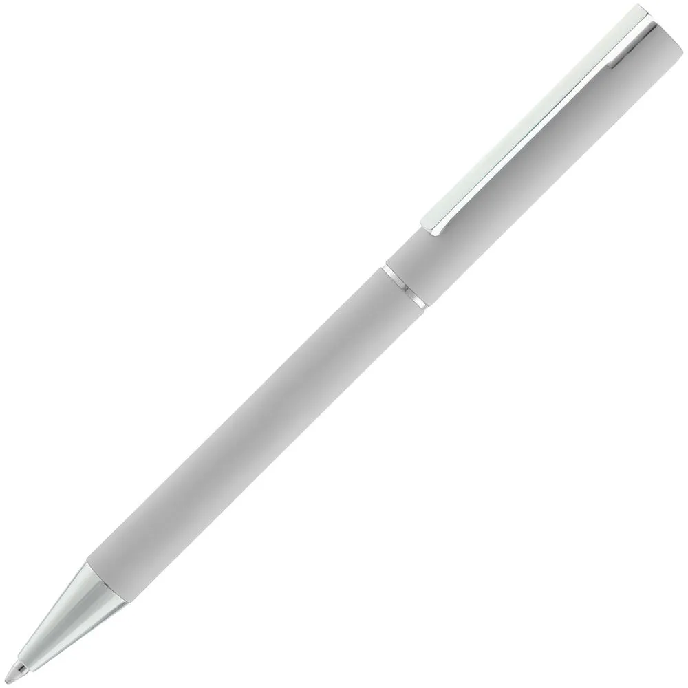 Ручка шариковая Blade Soft Touch, серая заказать онлайн с вашим дизайном на заказ в Москве и области
