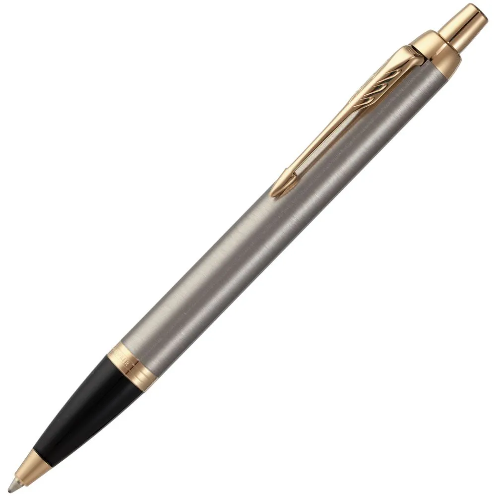 Ручка шариковая Parker IM Core K321 Brushed Metal GT M заказать онлайн с вашим дизайном на заказ в Москве и области