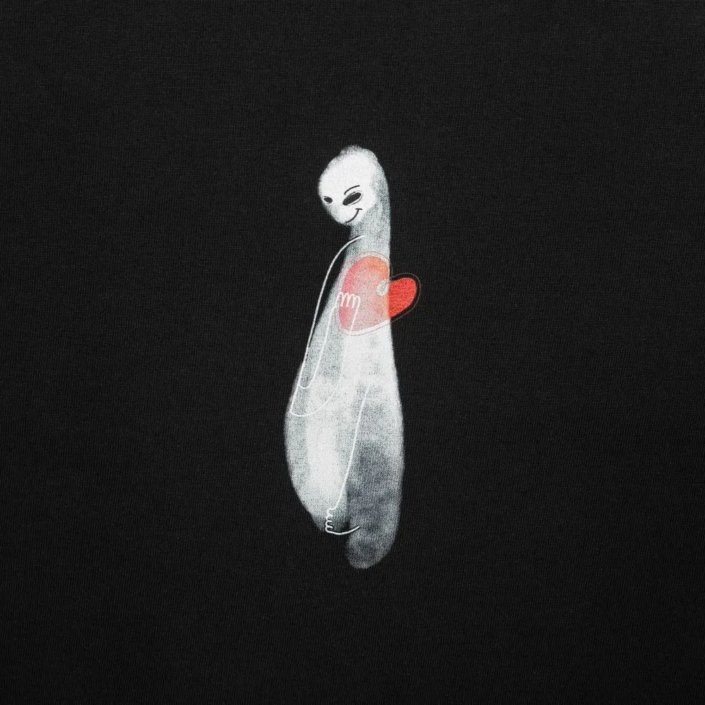 Футболка женская Ghost of Love, черная заказать онлайн с вашим дизайном на заказ в Москве и области