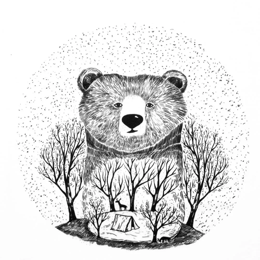 Футболка женская Bear, белая, размер M заказать онлайн с вашим дизайном на заказ в Москве и области