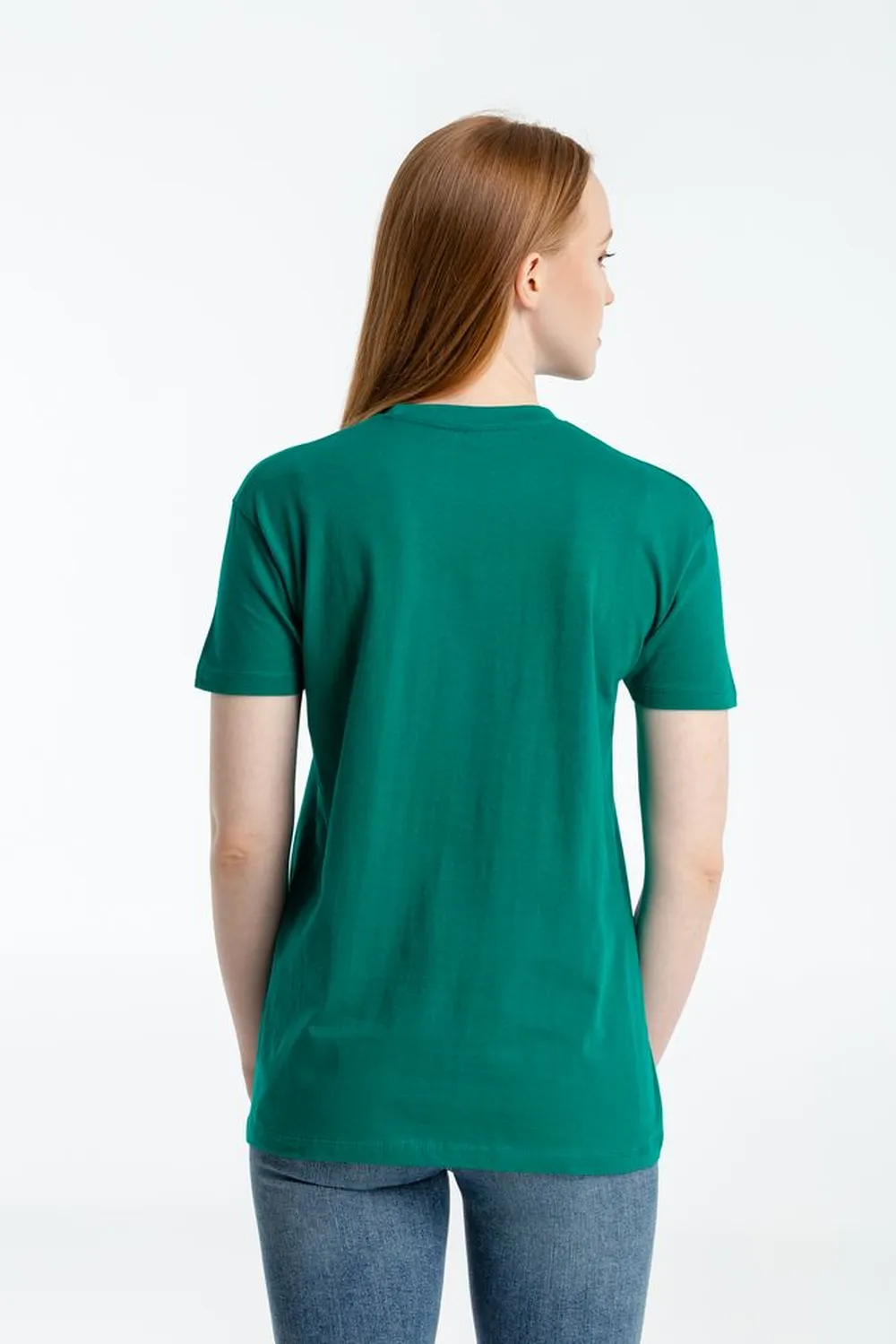 Футболка «Узор», зеленая заказать онлайн с вашим дизайном на заказ в Москве и области