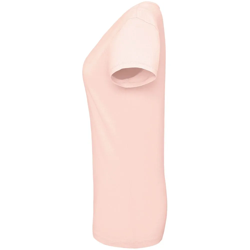 Футболка женская Flower Power, розовая заказать онлайн с вашим дизайном на заказ в Москве и области