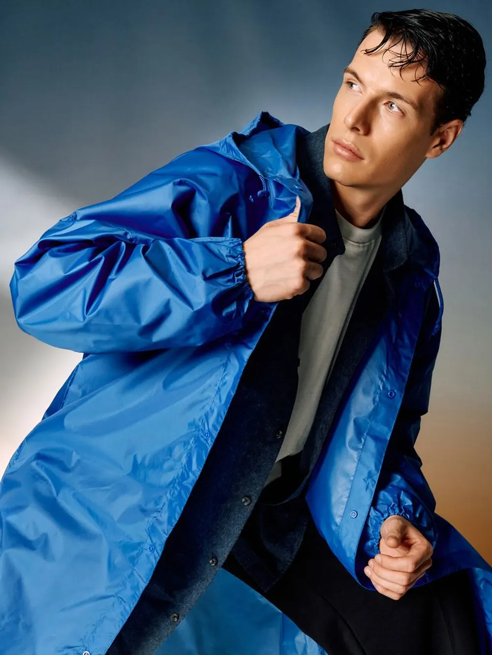 Дождевик унисекс Rainman ярко-синий, размер S заказать онлайн с вашим дизайном на заказ в Москве и области