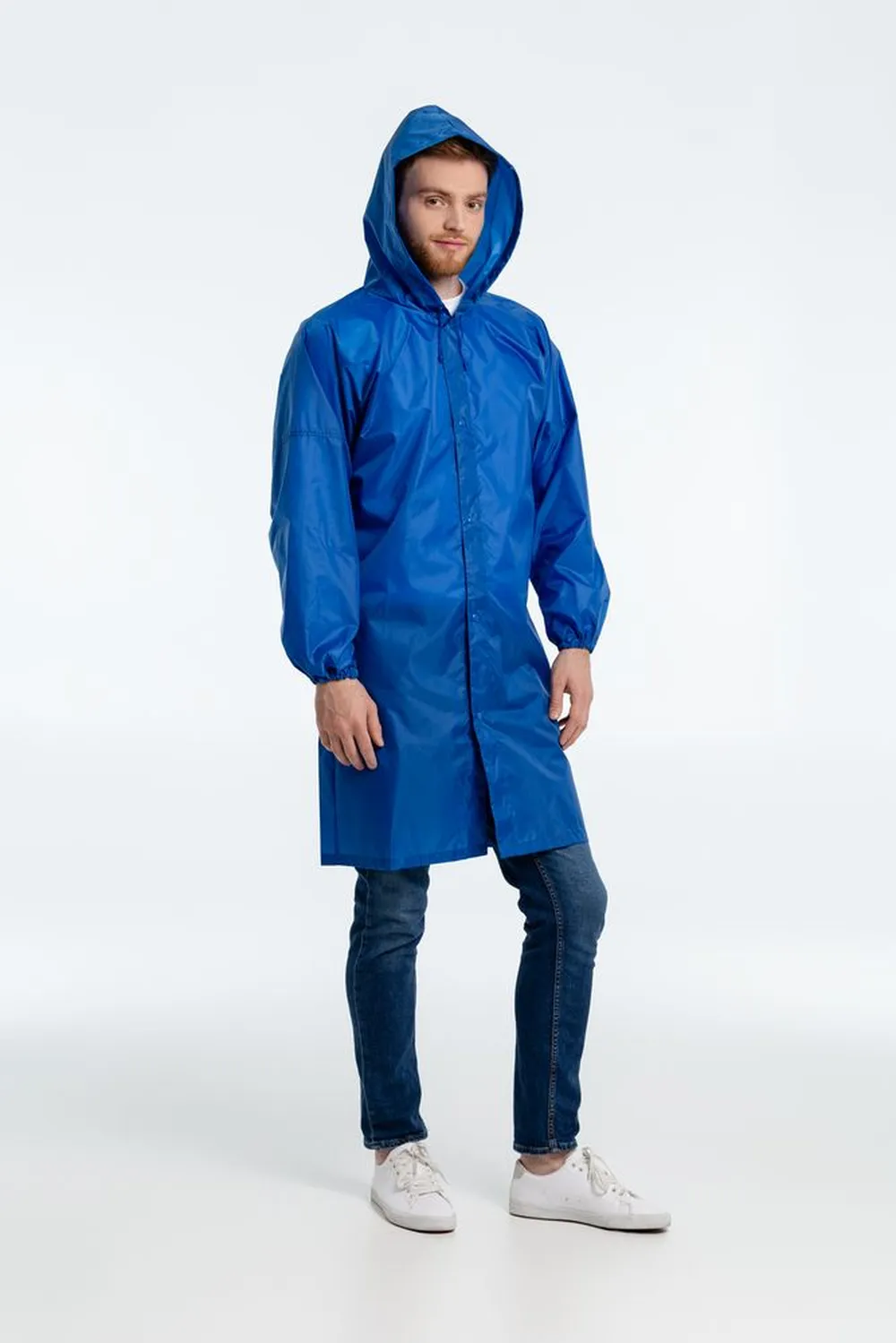 Дождевик унисекс Rainman ярко-синий, размер XXL заказать онлайн с вашим дизайном на заказ в Москве и области