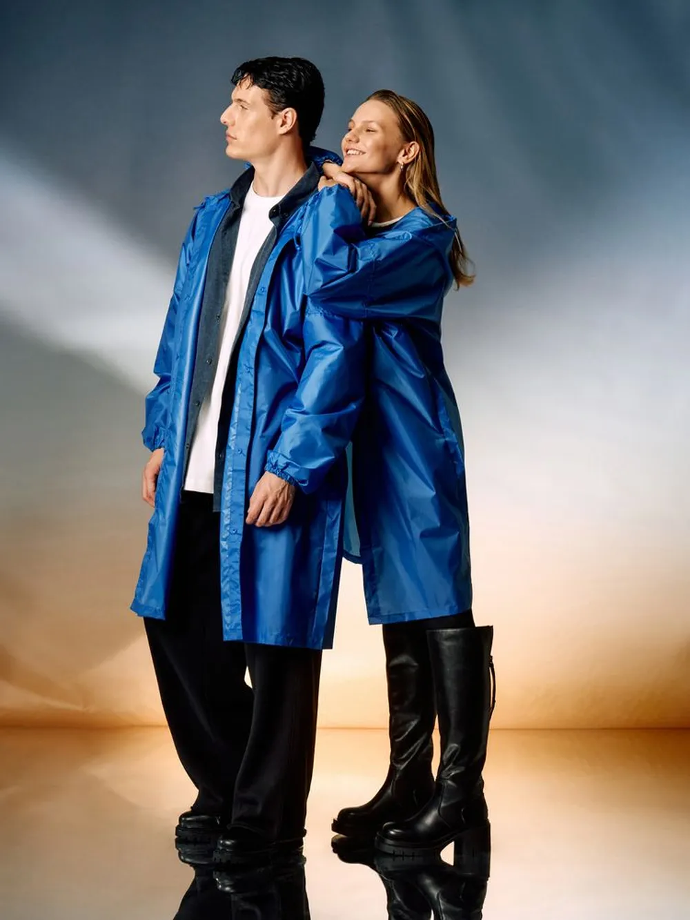 Дождевик унисекс Rainman ярко-синий, размер XXL заказать онлайн с вашим дизайном на заказ в Москве и области