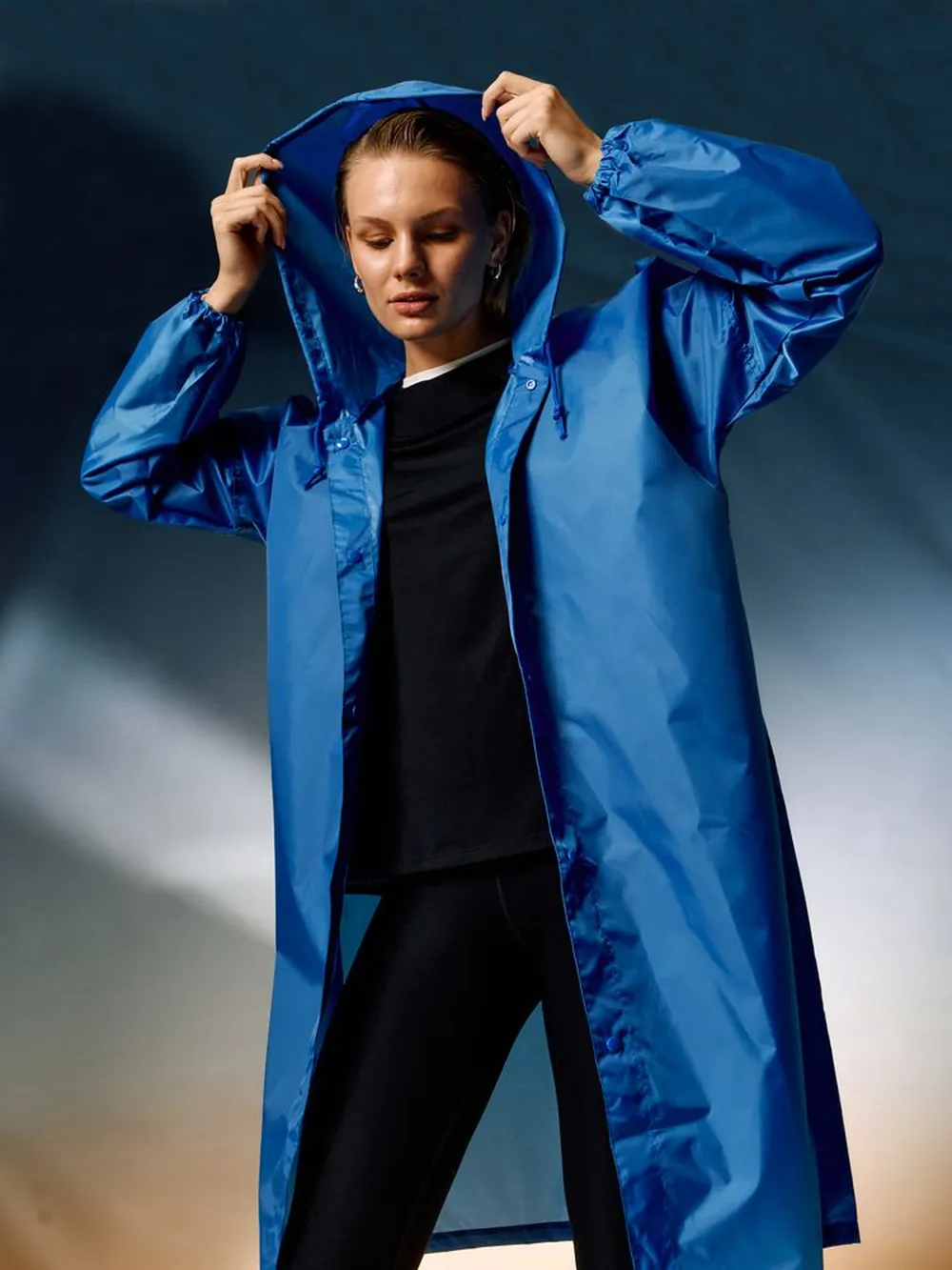 Дождевик унисекс Rainman ярко-синий, размер XXL заказать онлайн с вашим дизайном на заказ в Москве и области