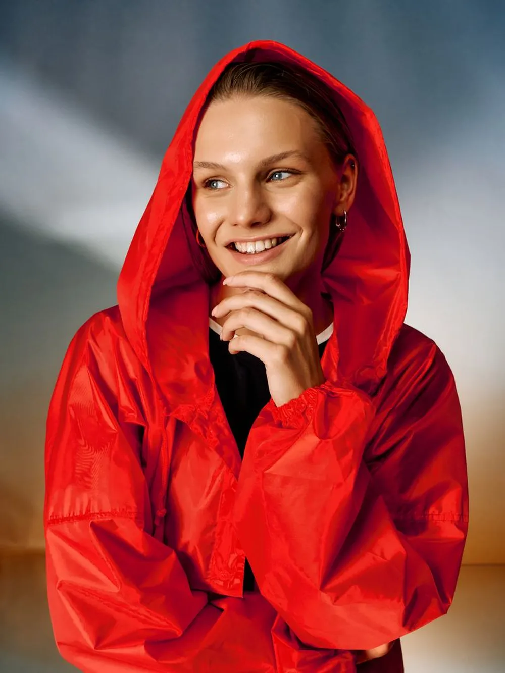 Дождевик унисекс Rainman красный, размер M заказать онлайн с вашим дизайном на заказ в Москве и области