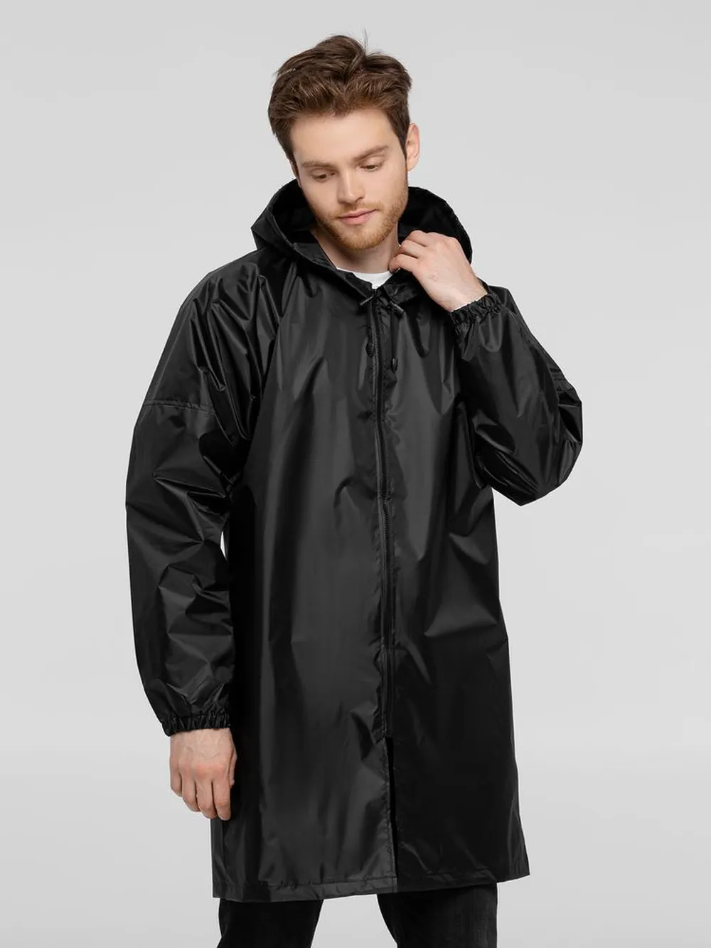 Дождевик Letucci, черный, размер L заказать онлайн с вашим дизайном на заказ в Москве и области