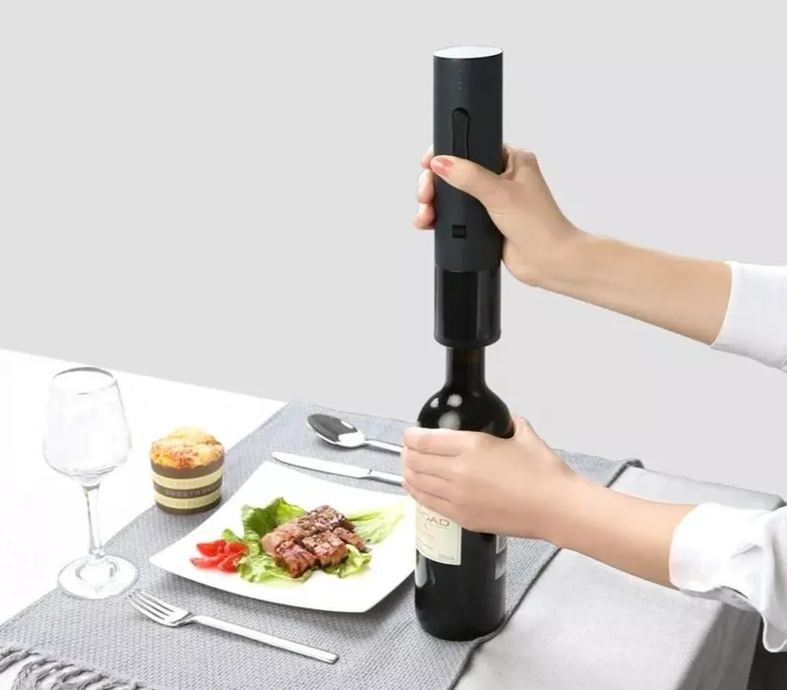 Электрический штопор HuoHou Electric Wine Bottle Opener, черный заказать онлайн с вашим дизайном на заказ в Москве и области