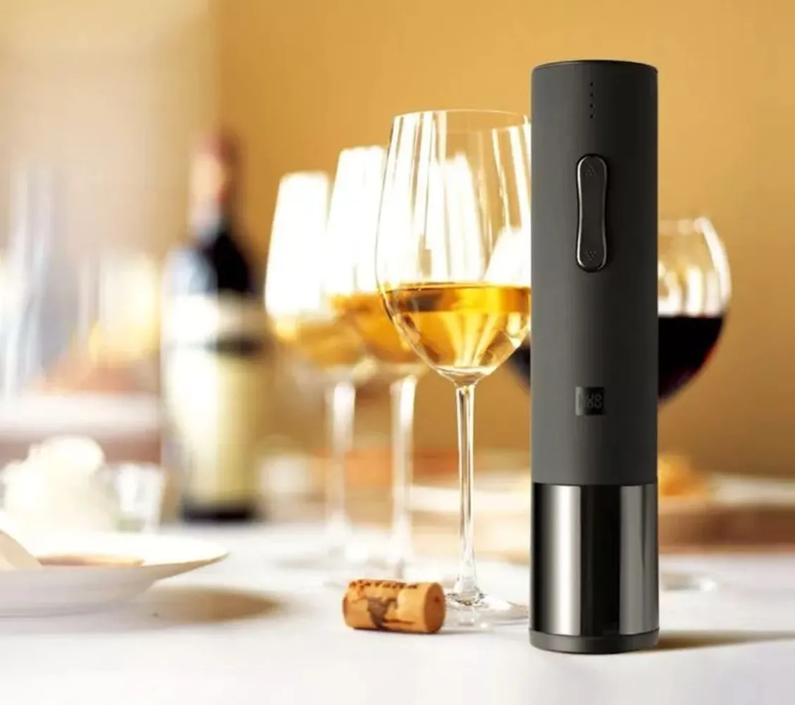 Электрический штопор HuoHou Electric Wine Bottle Opener, черный заказать онлайн с вашим дизайном на заказ в Москве и области