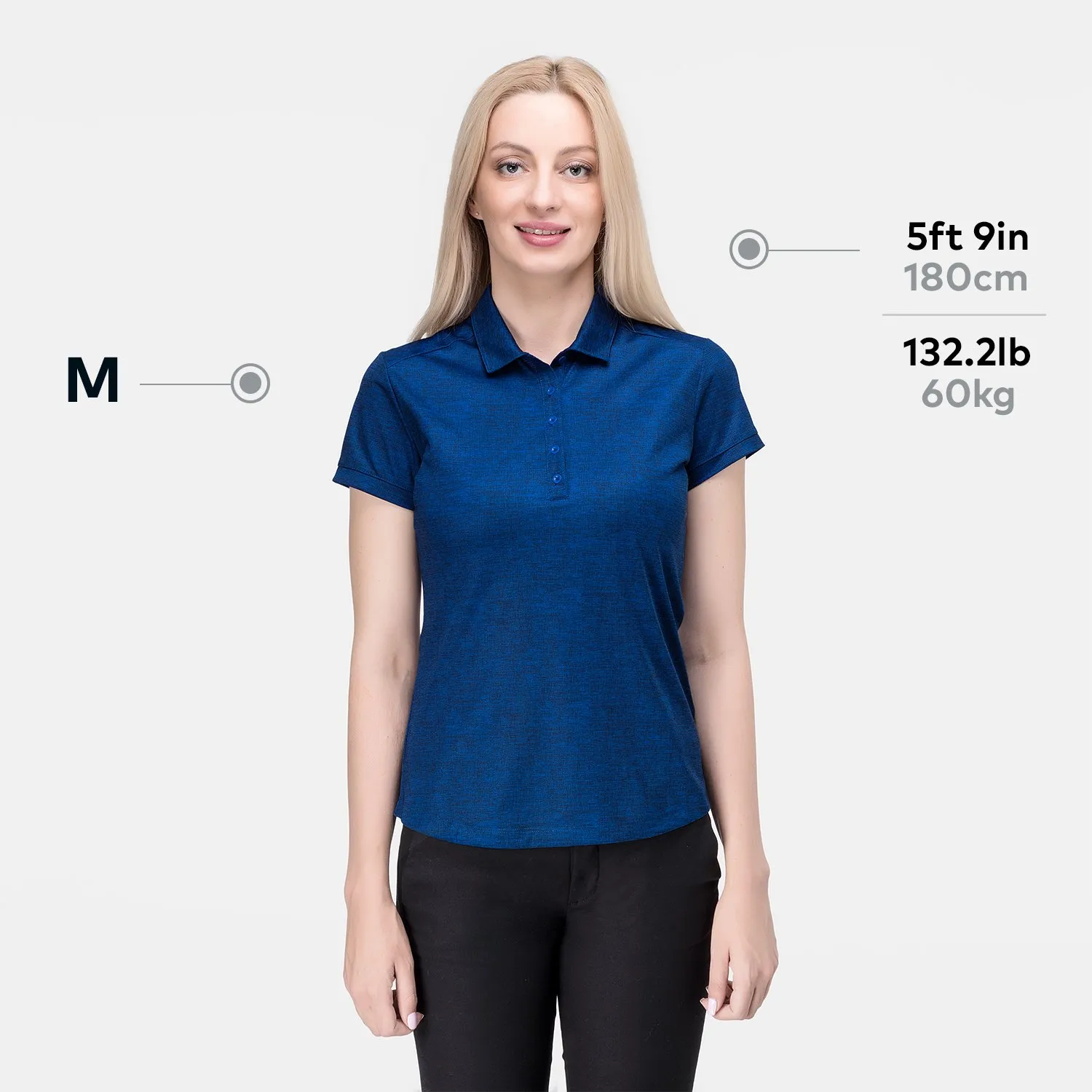 Поло для женщин Dri-FIT® Crosshatch заказать онлайн с вашим дизайном на заказ в Москве и области
