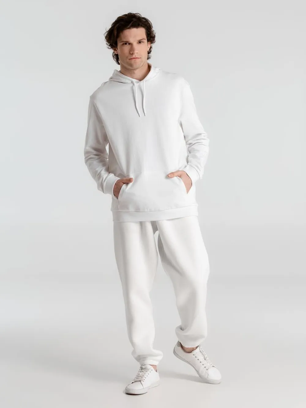 Толстовка с капюшоном унисекс Hoodie, белая, размер XXL заказать онлайн с вашим дизайном на заказ в Москве и области