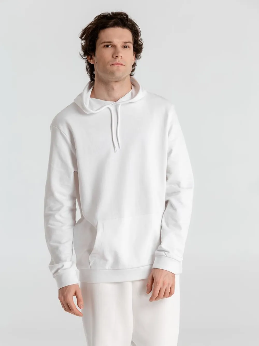 Толстовка с капюшоном унисекс Hoodie, белая, размер XXL заказать онлайн с вашим дизайном на заказ в Москве и области