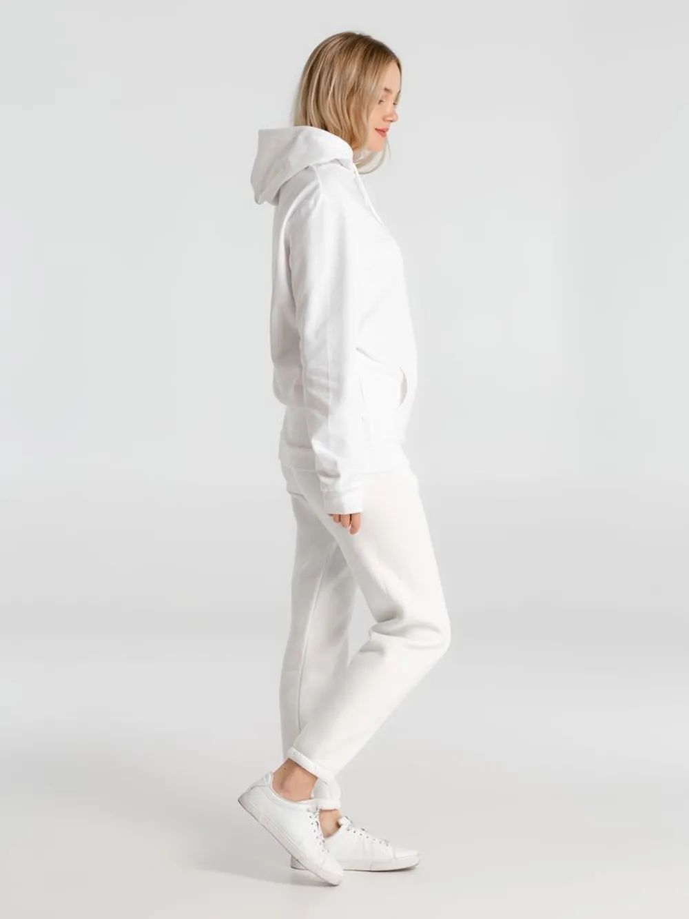 Толстовка с капюшоном унисекс Hoodie, белая, размер XXL заказать онлайн с вашим дизайном на заказ в Москве и области